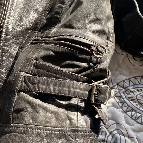 Diesel leather motorcycle jacket - Picture 3 of 6